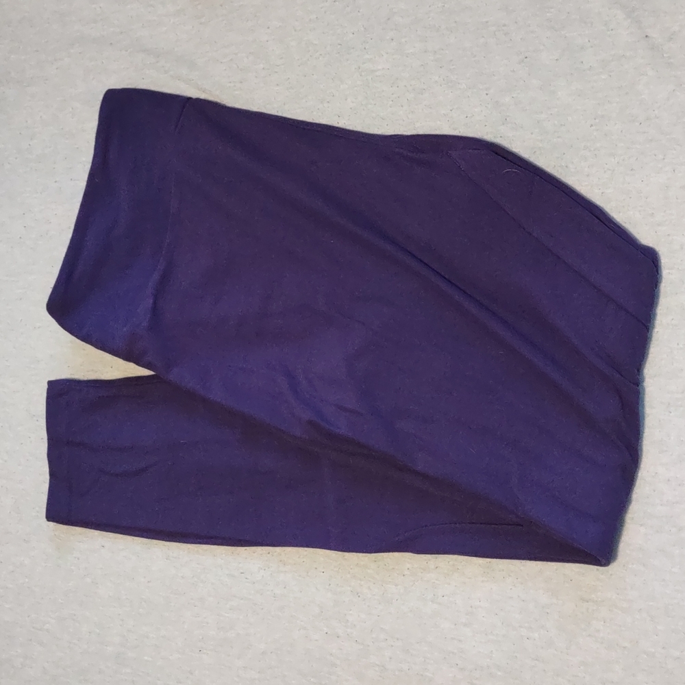 TC Solid navy blue leggings